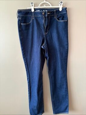 Old Navy Women's Navy Skinny Stretch Jeans